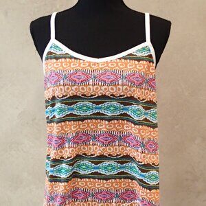 No Boundaries Tank Top Mutli Color Size  Large